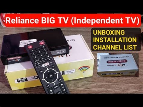 reliance big tv instructions